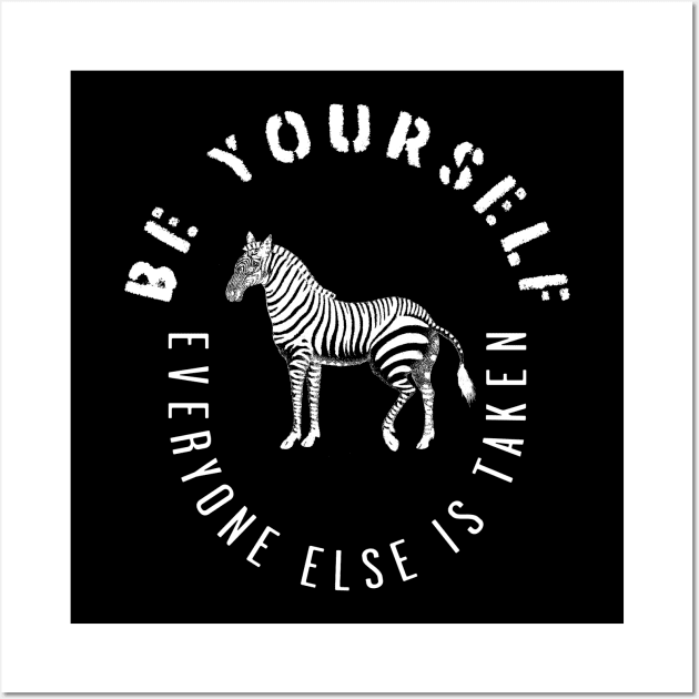 Be Yourself Wall Art by Red Zebra